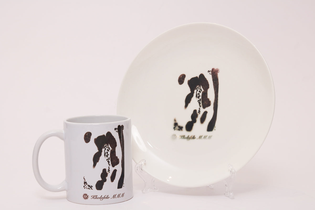 Black Clan - White Moon Side Plate - Set of 6