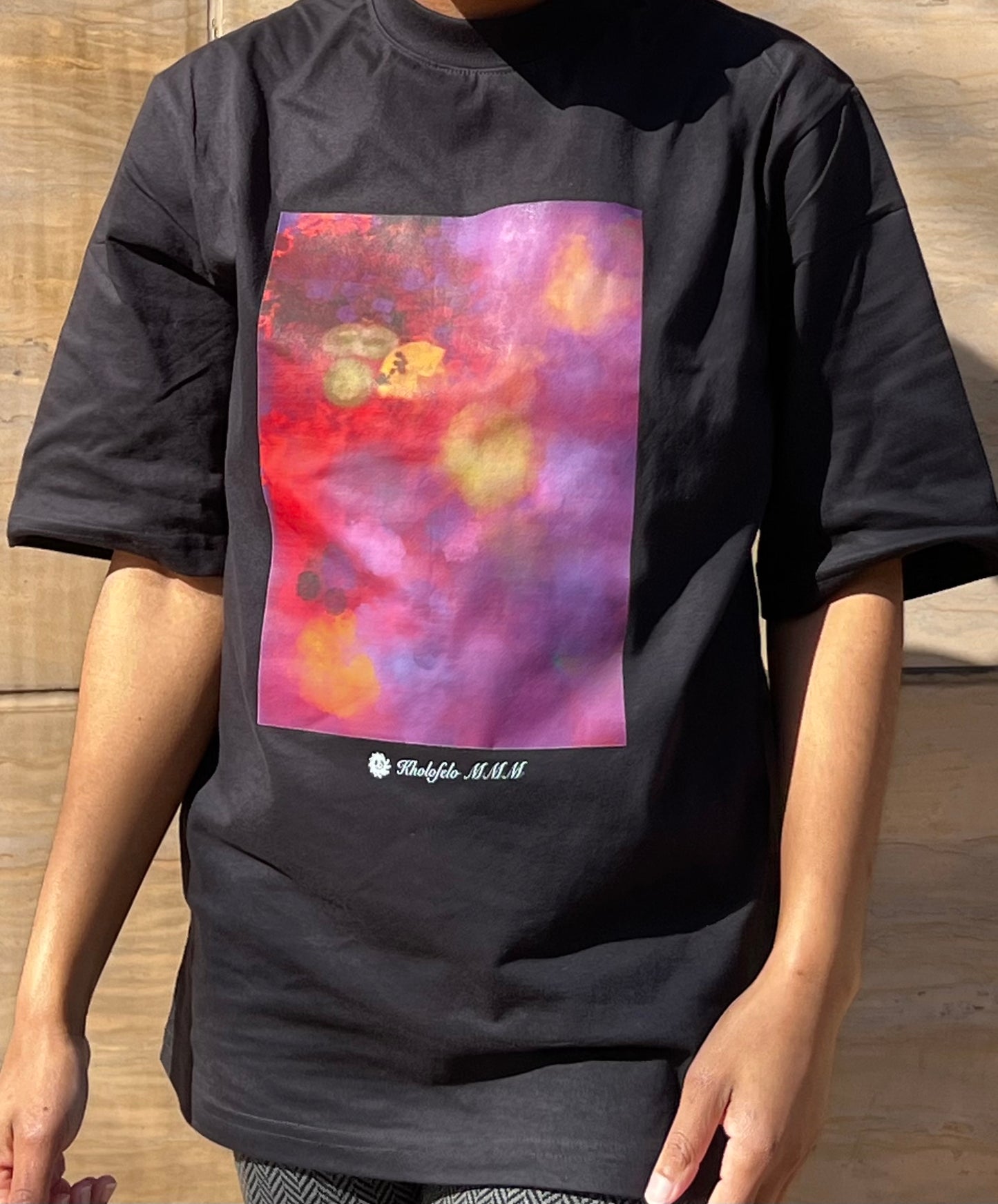 Pink Gaze (A4 print) Unisex Oversized T-shirt
