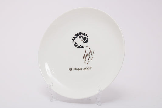Black Flora - White Moon Side Plate
