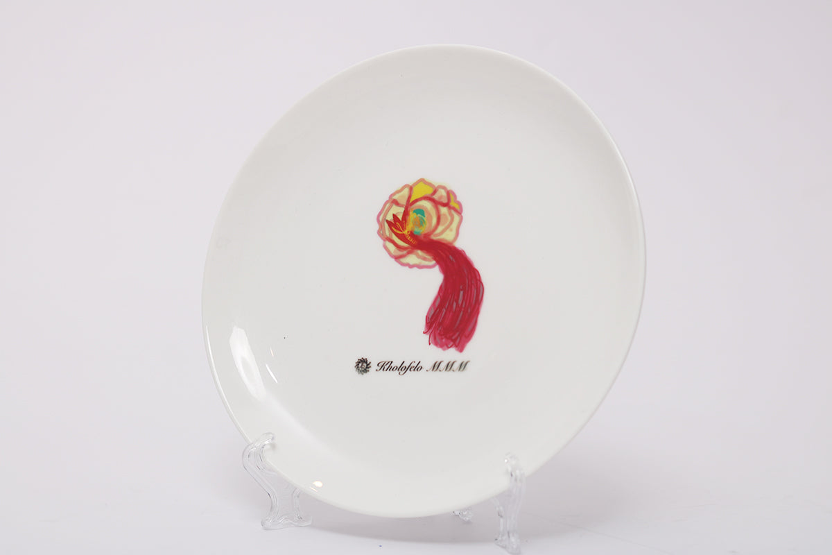 Flora - White Moon Side Plate - Set of 4
