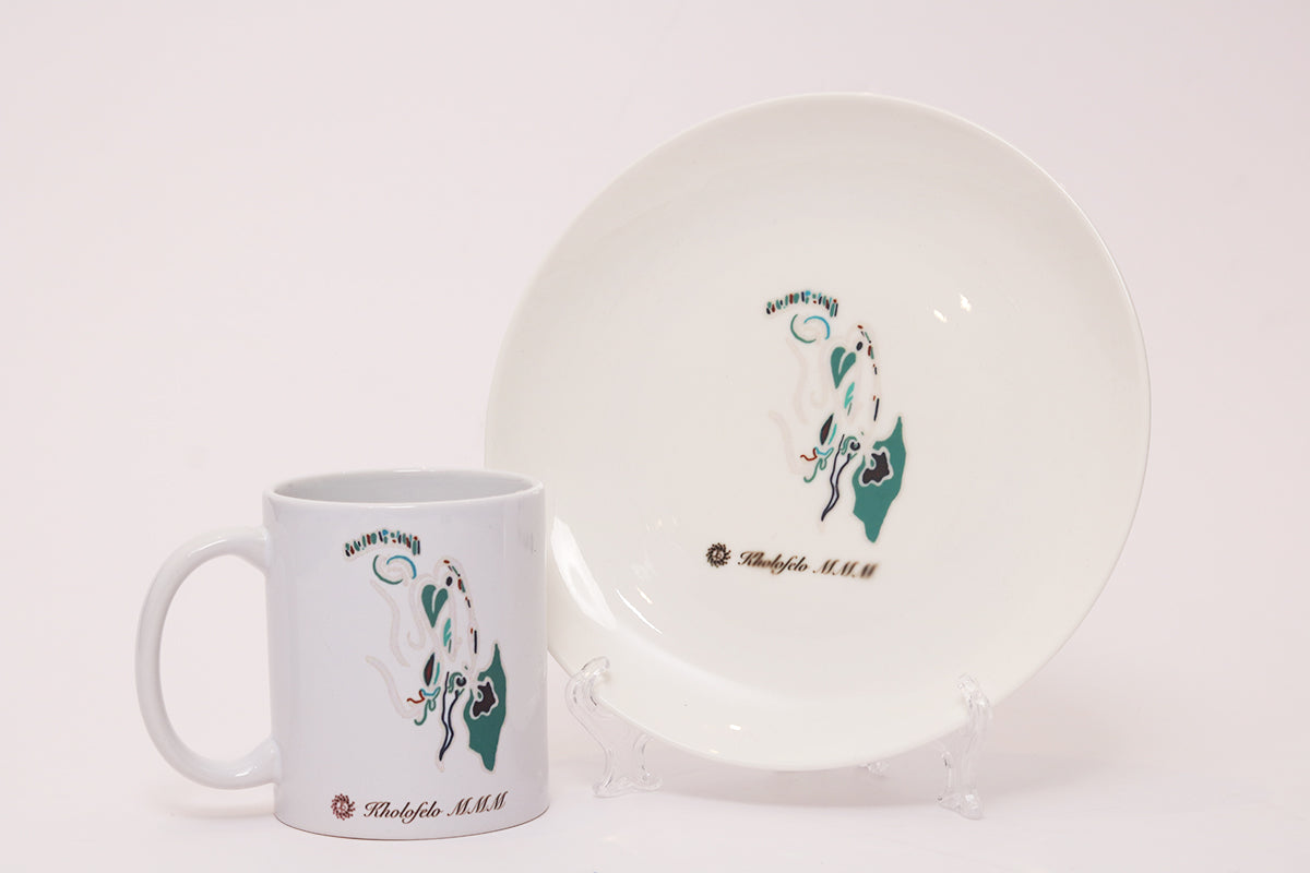 Blue Breeze - White Moon Side Plate