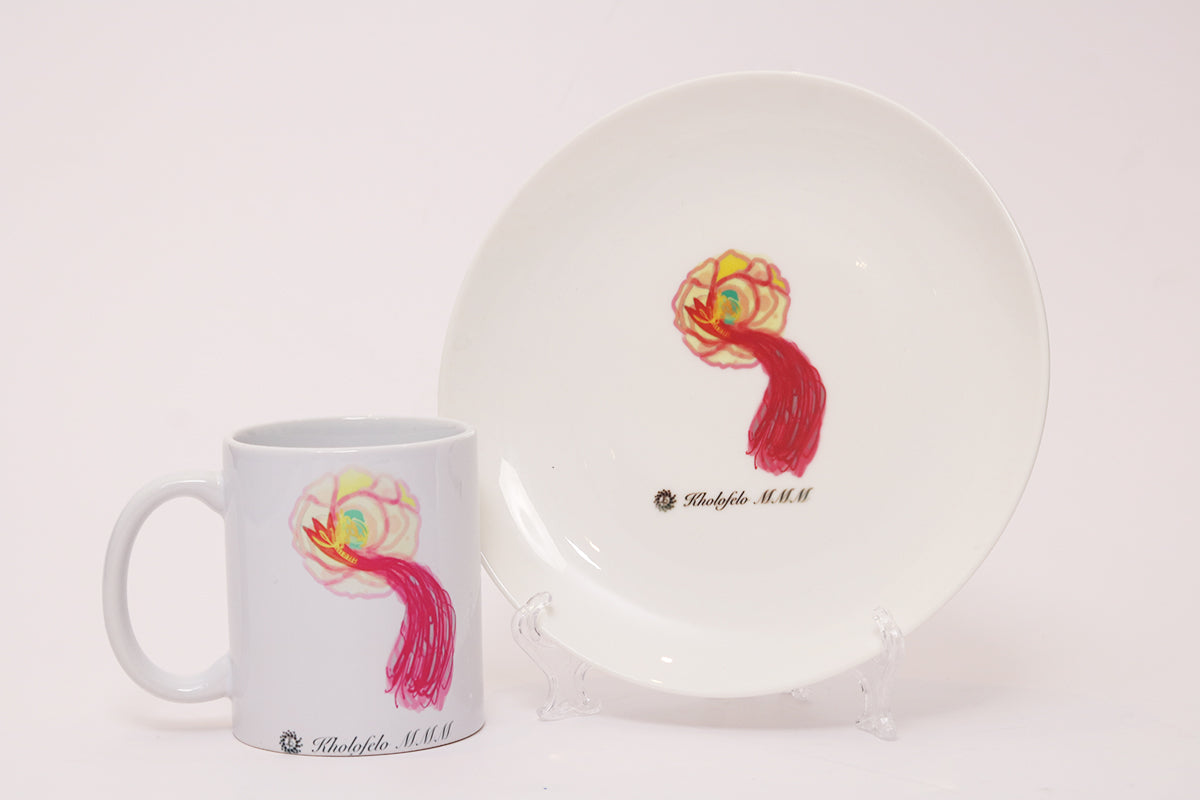 Flora - White Moon Side Plate - Set of 4
