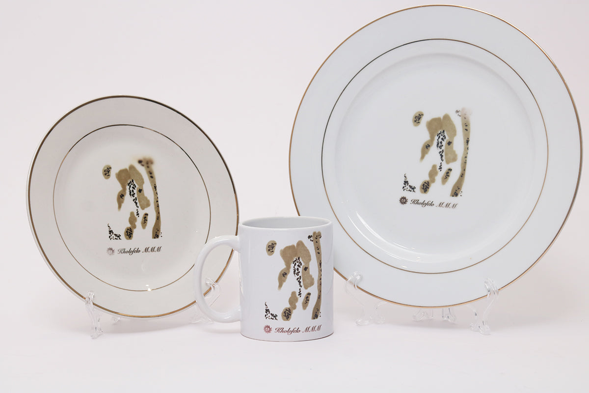 Clan - Gold Rim Side Plate - Set of 4