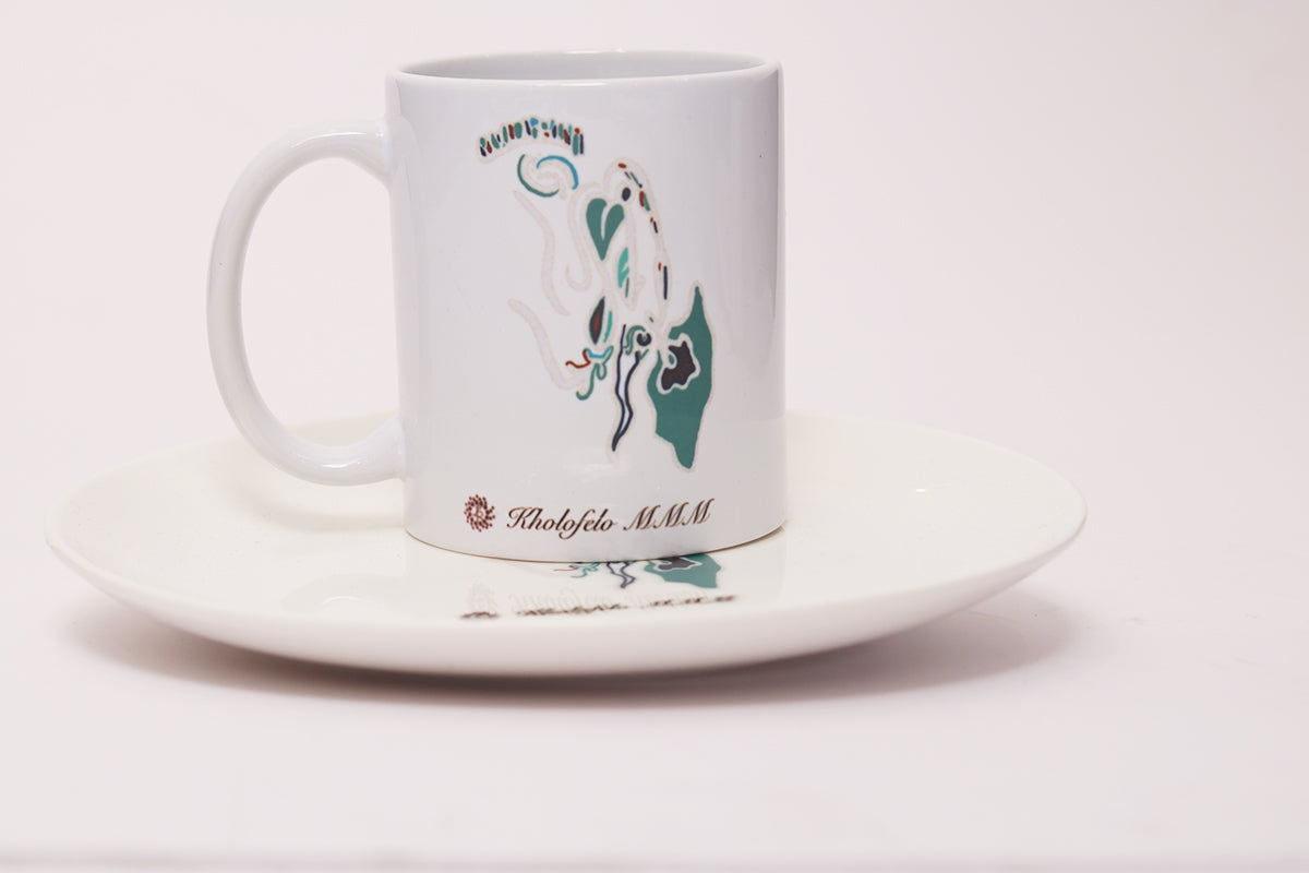 Blue Breeze - White Moon Side Plate