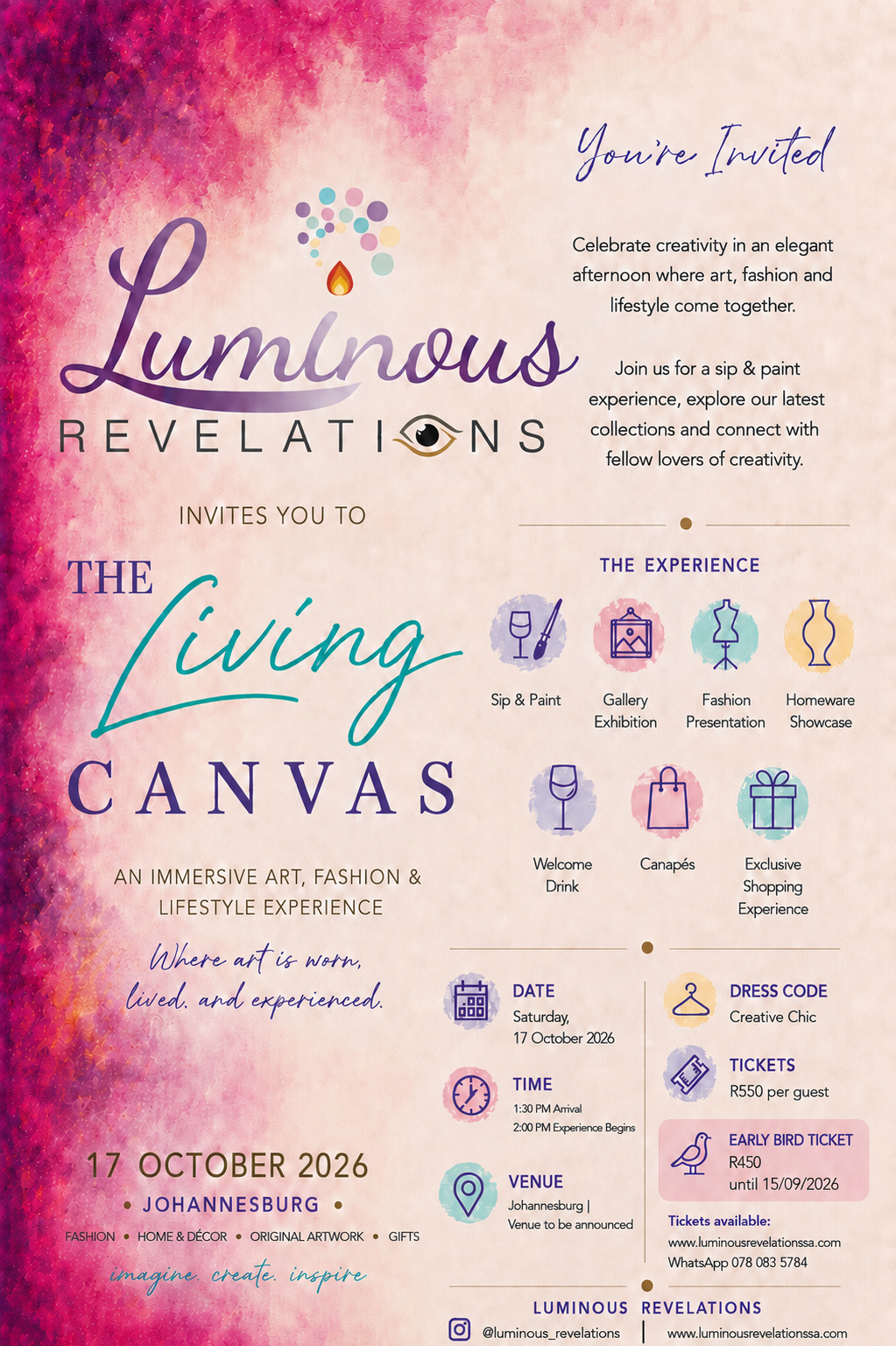 The Living Canvas Experience Ticket