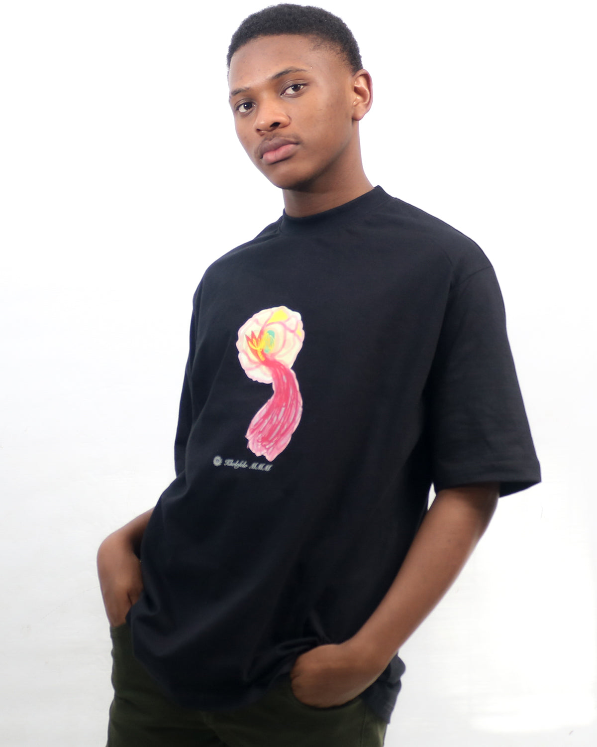 Flora (A5 print) Unisex Oversized T-shirt