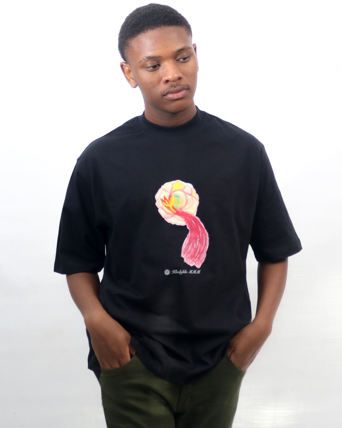 Flora (A5 print) Unisex Oversized T-shirt