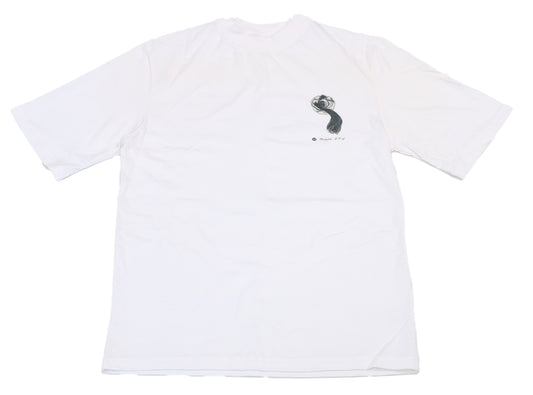 Black Flora (pocket size print) Unisex Oversized T-shirt