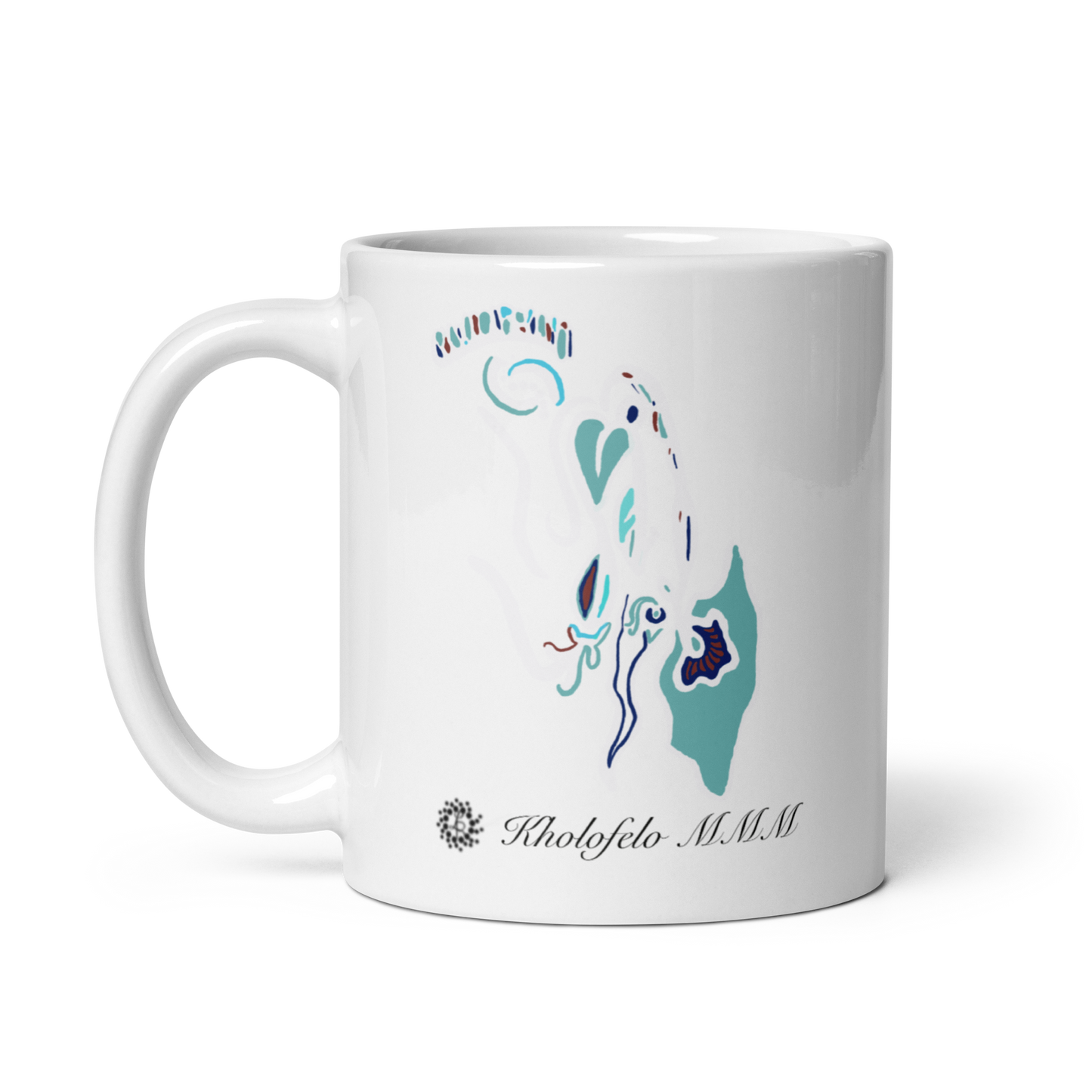 Blue Breeze - White Glossy (Standard) Mug