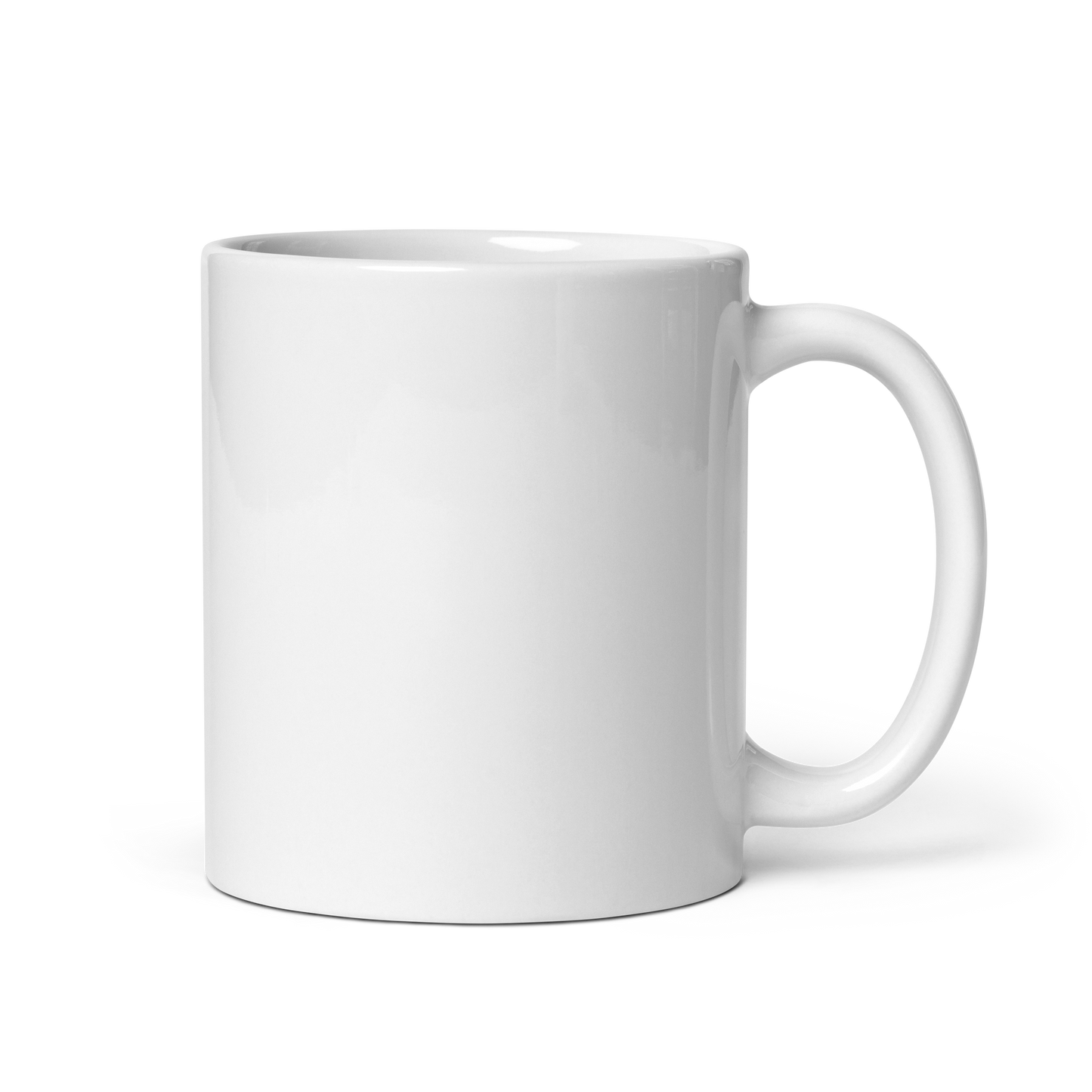 Black Flora - White Glossy (Standard) Mug