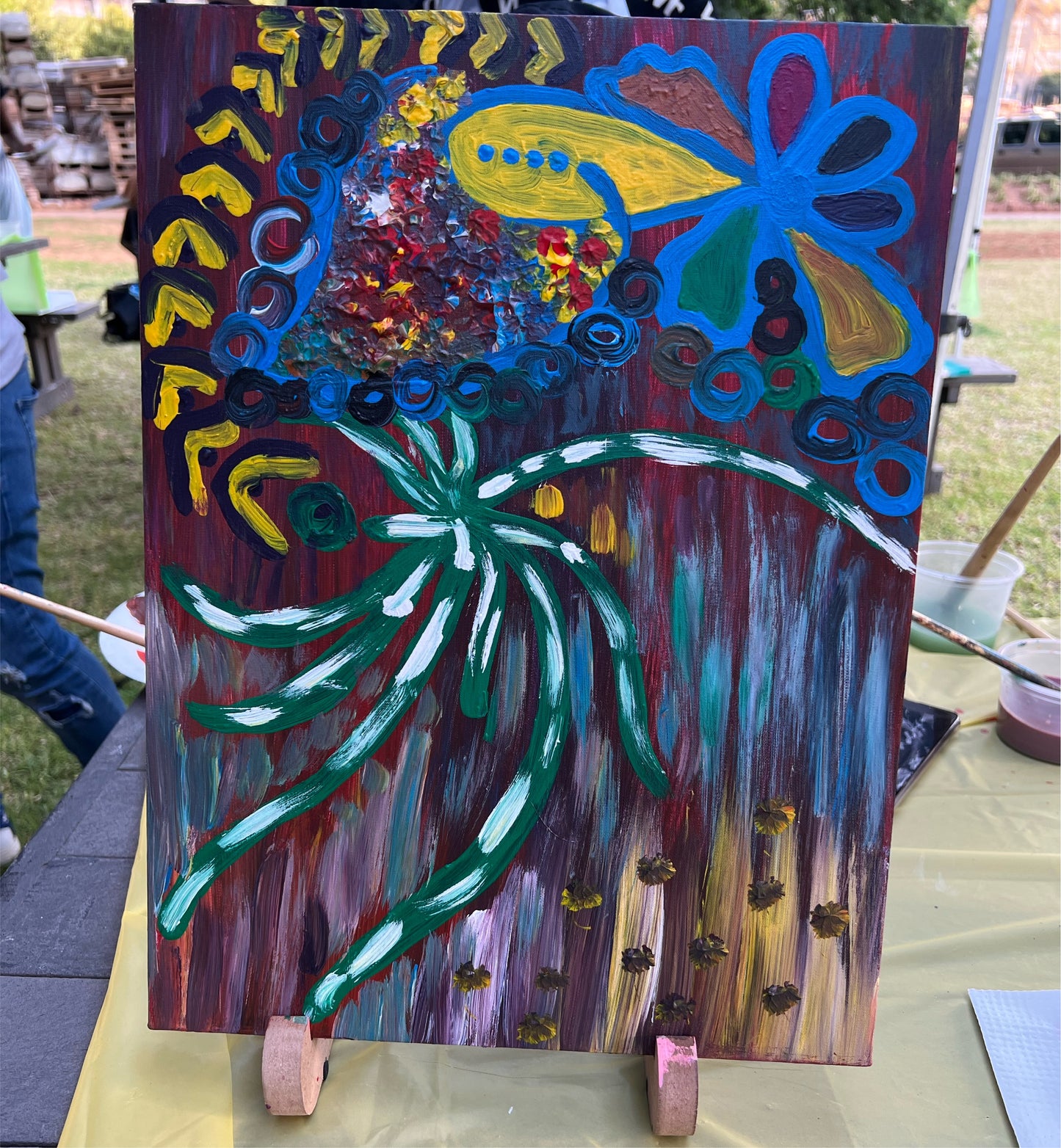 Custom Made Painting, Acrylic Artwork, 2 Piece Canvas